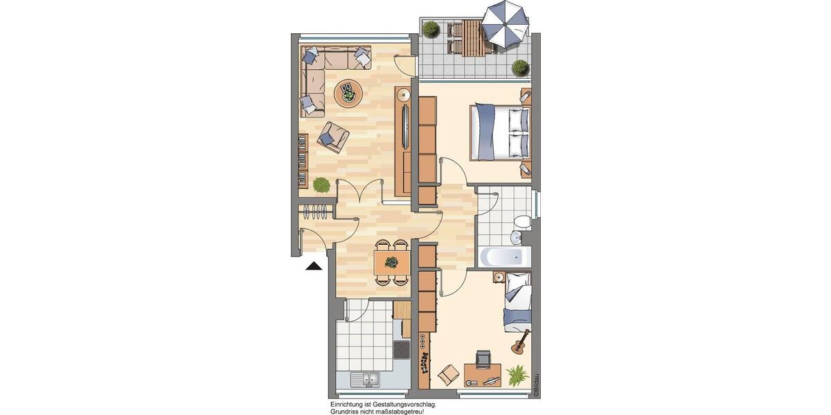 3-Zimmer-Wohnung in Recklinghausen Ost 3 zimmer