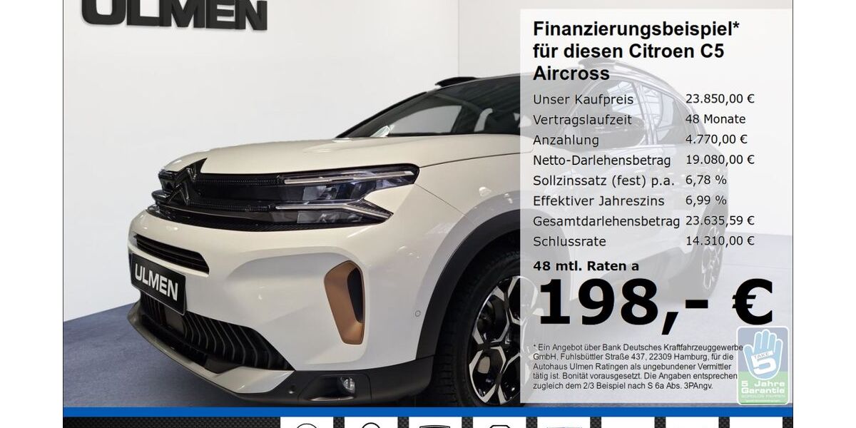 Citroen C5 Aircross 12.277 km 22.800 &euro; Ratingen 40880