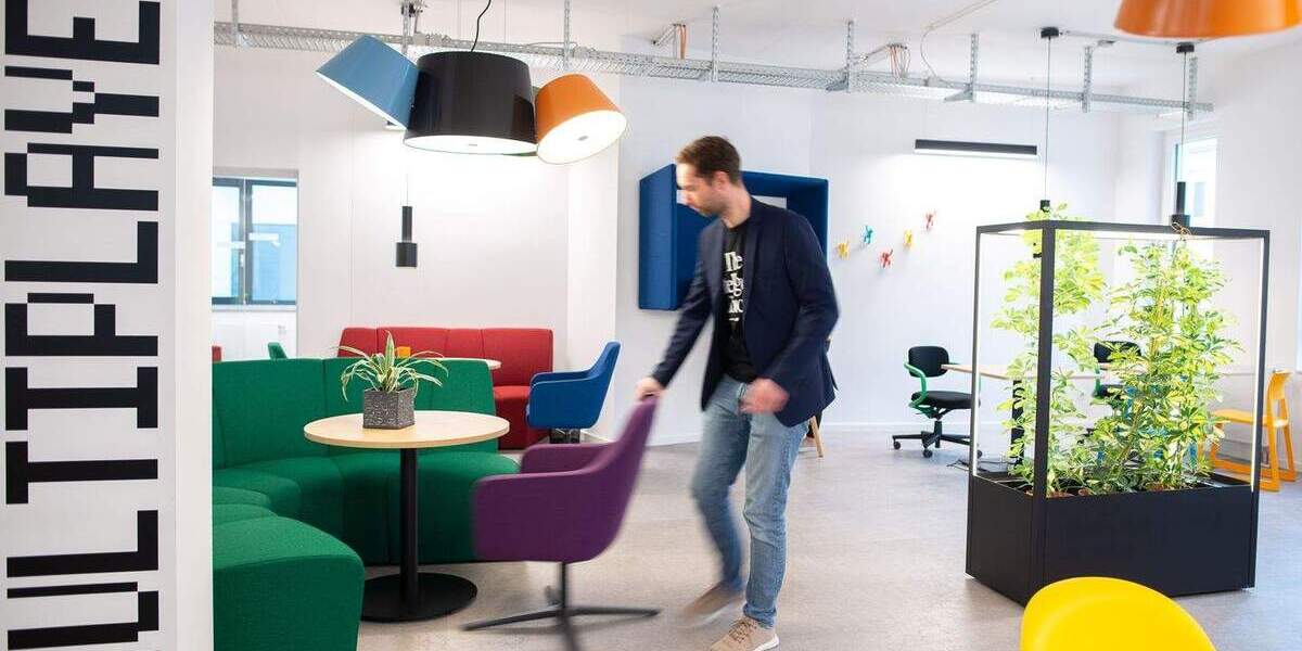 Privater Schreibtisch im sicheren Bereich - 8Bit-Coworking in Mülheim zimmer