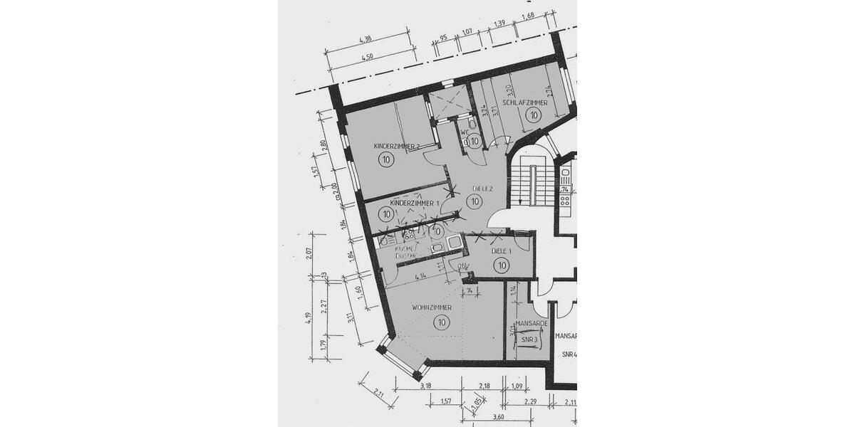 Dachgeschoßwohnung Duisburg - 3.5 Zimmer, 115 m&sup2;, 279.000&euro; | Angebot:27457651