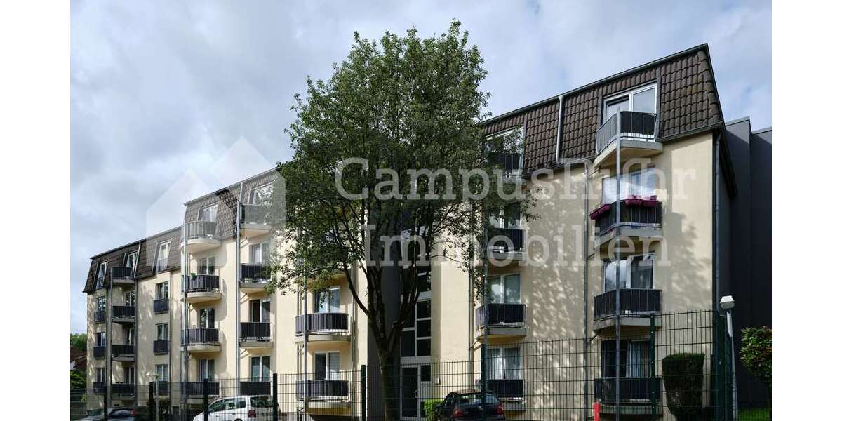 Etagenwohnung Bochum Gerthe - 1 Zimmer, 25 m&sup2;, 69.900&euro; | Angebot:25841090