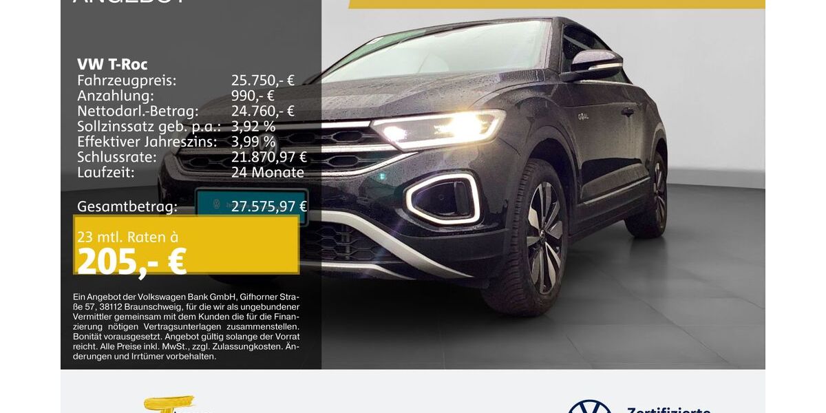 VW T-Roc 25.212 km 25.530 &euro; Herne 44653