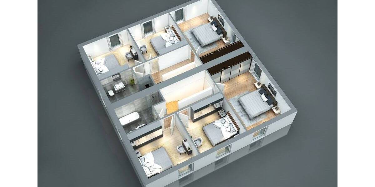 Neubau von 12 DHH in Neudorf-Süd, KfW 40+ z.T. mit QNG 4 zimmer