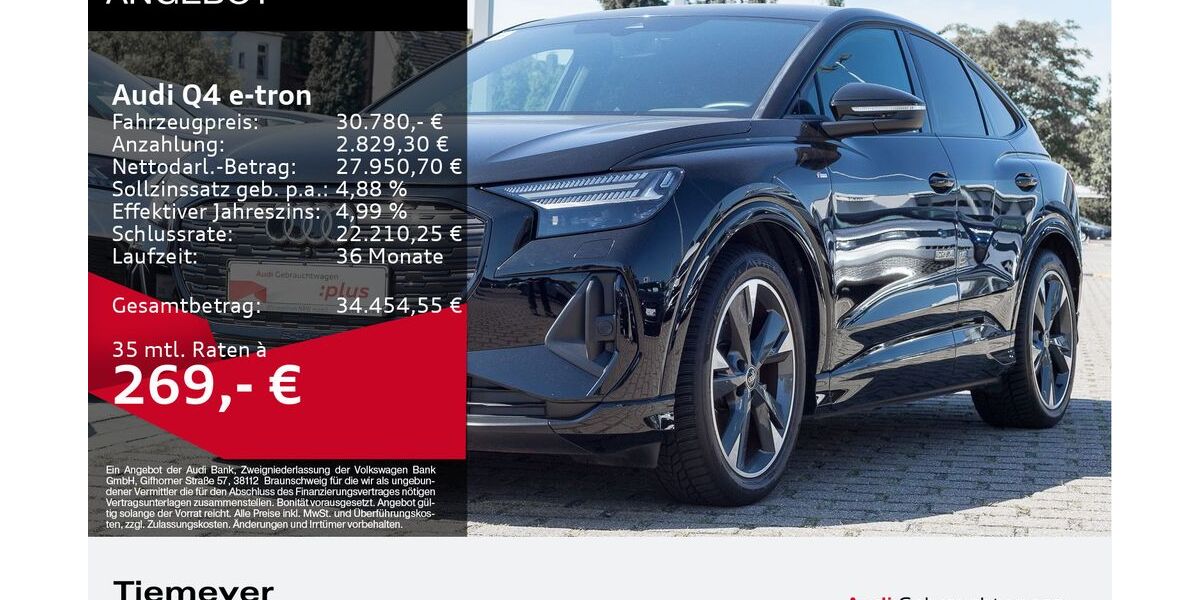 Audi Q4 e-tron 29.783 km 27.980 &euro; Oberhausen 46047