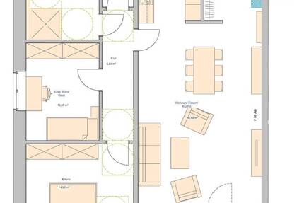 Neubau! Obergeschoss-Wohnung mit Loggia, Tiefgarage und Aufzug in Rhade_A2527 3 zimmer