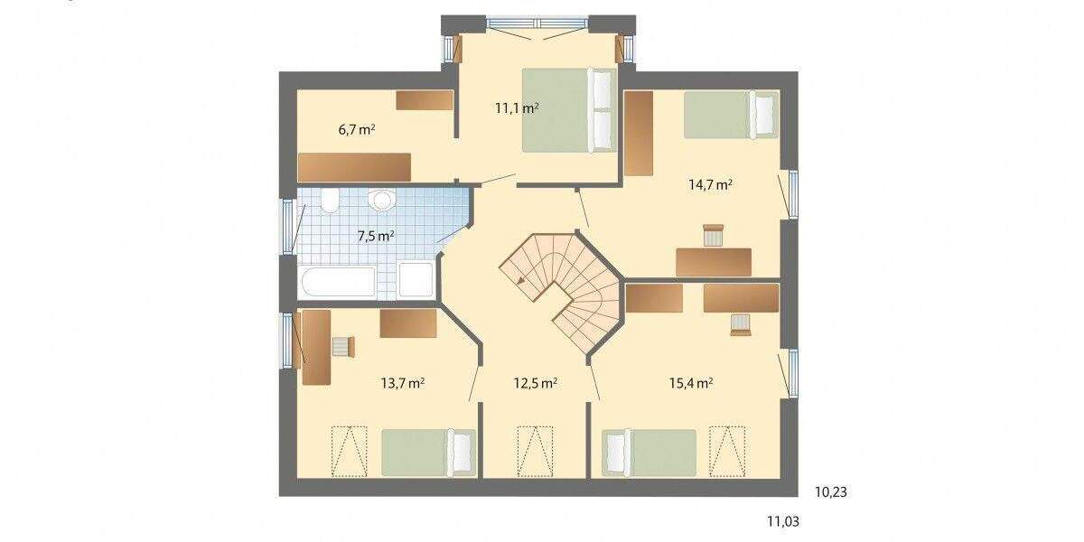 Einfamilienhaus Essen Burgaltendorf - 6 Zimmer, 123 m&sup2;, 665.000&euro; | Angebot:25675509