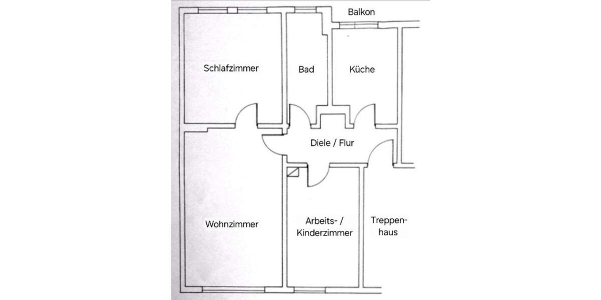 Möblierte Wohnung Vorübergehender Gebrauch Pauschale NK 3-Zimmer-Wohnung mit Balkon 3 zimmer
