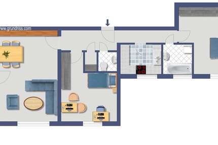 Wohnung Herdecke - 3.5 Zimmer, 86 m&sup2;, 149.000&euro; | Angebot:26433191