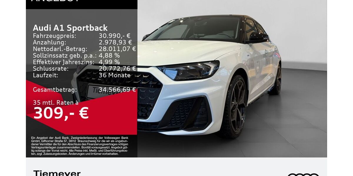 Audi A1 6.999 km 30.770 &euro; Oberhausen 46047