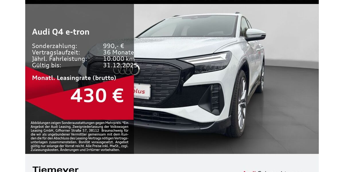 Audi Q4 e-tron 6.969 km 45.990 &euro; Dorsten 46284