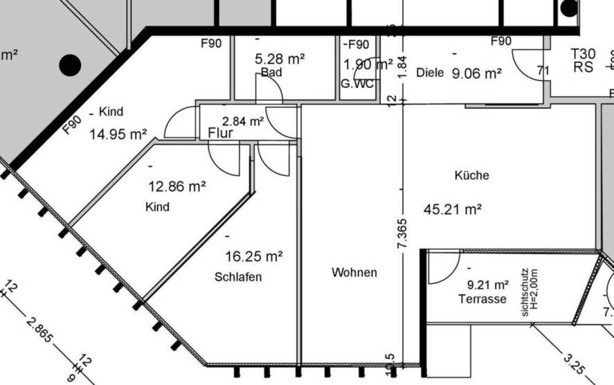 Exklusiv Wohnen in der City: 4,5 Zimmer mit Balkon - Aufzug - Tiefgarage