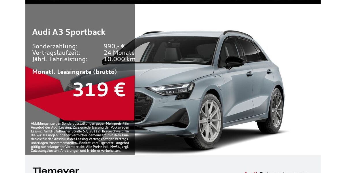 Audi A3 5.212 km 41.340 &euro; Bochum 44809