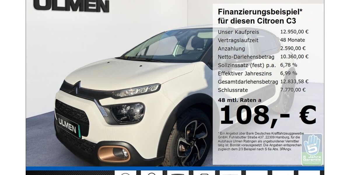 Citroen C3 23.110 km 12.950 &euro; Ratingen 40880