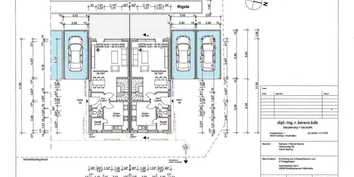 Doppelhaushälfte Recklinghausen Hillerheide - 4 Zimmer, 117 m&sup2;, 290.000&euro; | Angebot:25769248