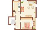 Etagenwohnung Wuppertal Dönberg - 2 Zimmer, 63 m&sup2;, 150.000&euro; | Angebot:27425721