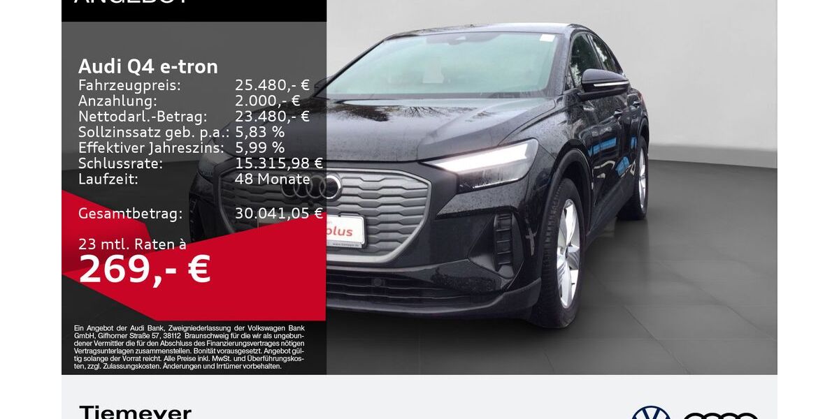 Audi Q4 e-tron 21.998 km 23.440 &euro; Gelsenkirchen 45894