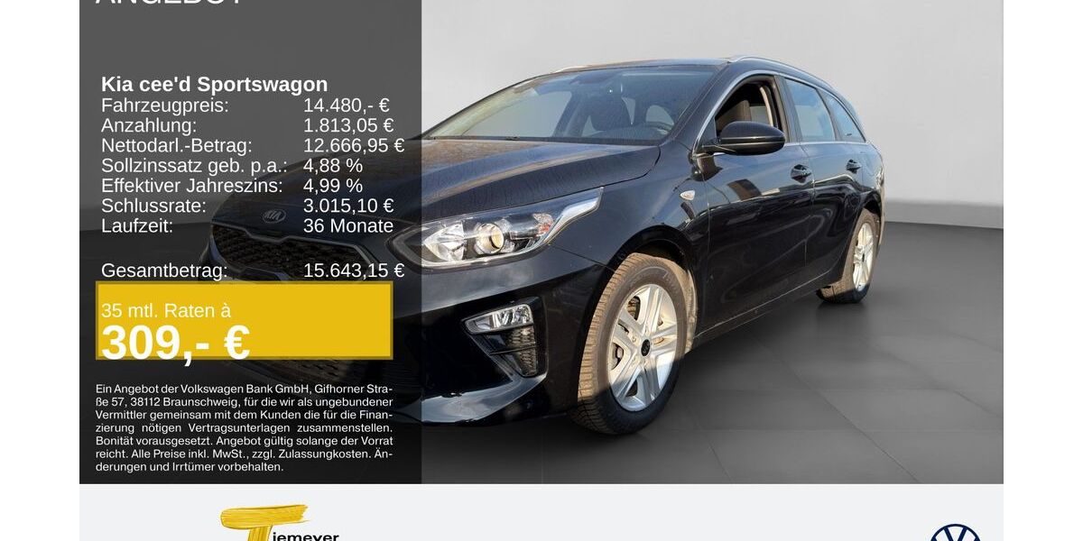 Kia ceed Sportswagon 101.386 km 12.980 &euro; Duisburg 47059