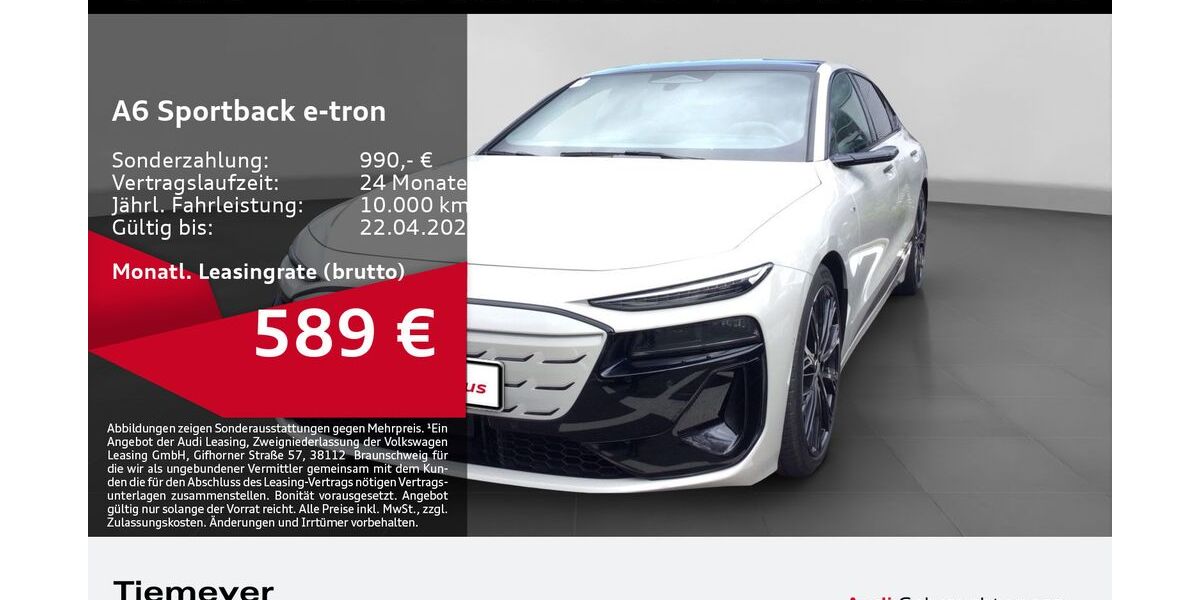 Audi A6 e-tron 13.505 km 65.610 &euro; Gelsenkirchen 45894