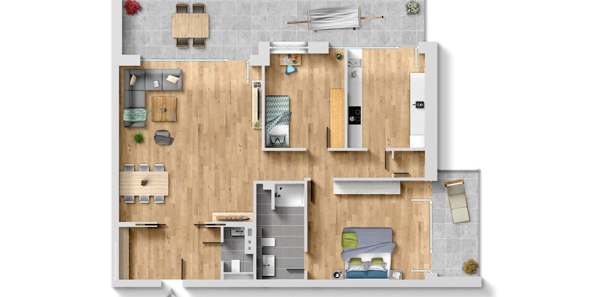 Leben mit Weitblick 3 zimmer