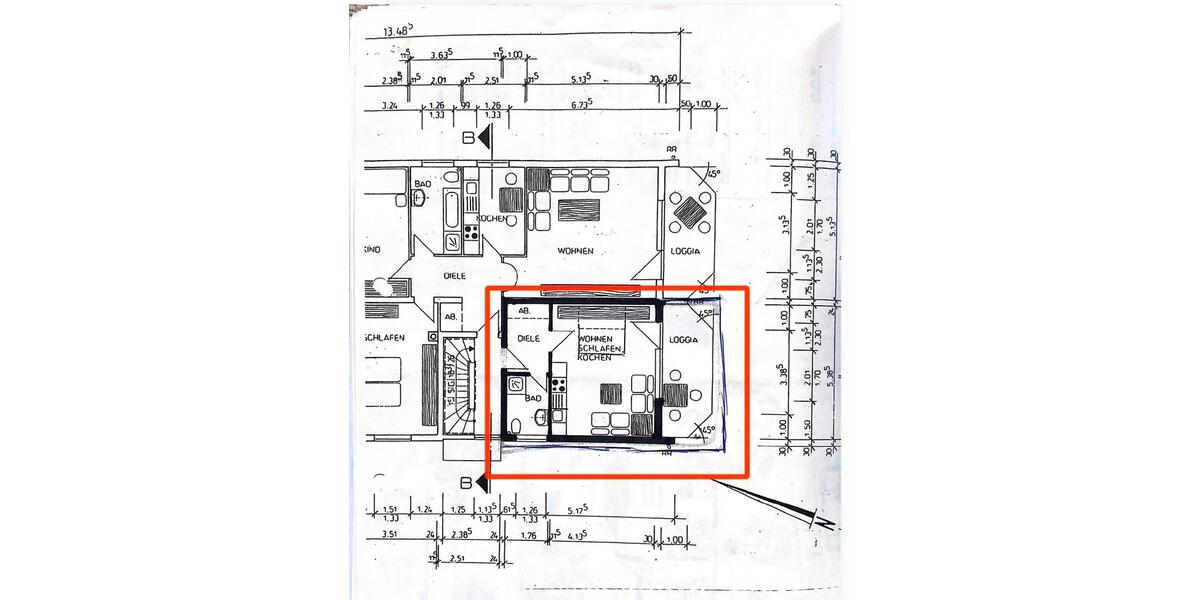 Etagenwohnung Witten Heven - 1 Zimmer, 36 m&sup2;, 115.000&euro; | Angebot:26940515