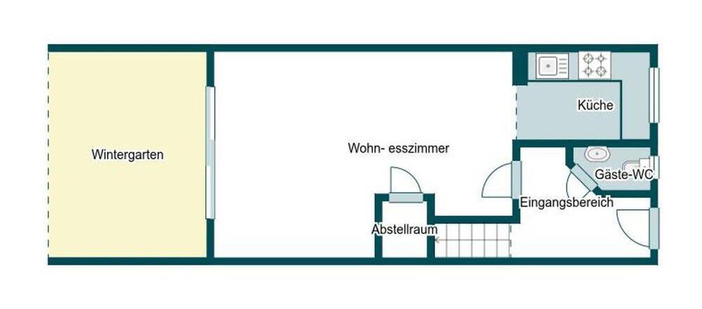Modernes Reihenmittelhaus mit kleinem Garten und Einzelgarage in Ratingen - KfW 70 Effizienz!