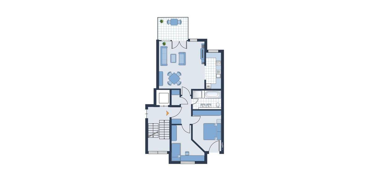 Etagenwohnung Essen / Haarzopf Haarzopf - 3 Zimmer, 77 m&sup2;, 290.000&euro; | Angebot:26933690