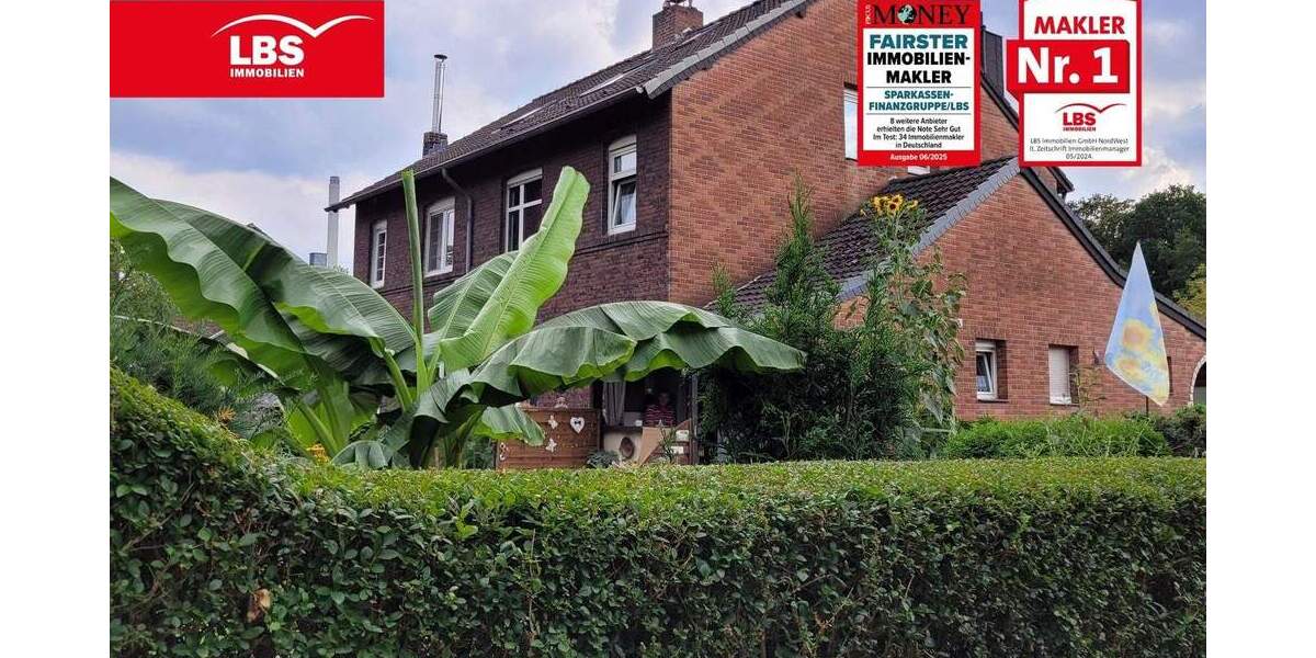 Charmante Doppelhaushälfte mit Geschichte in Recklinghausen-Hochlarmark 3 zimmer