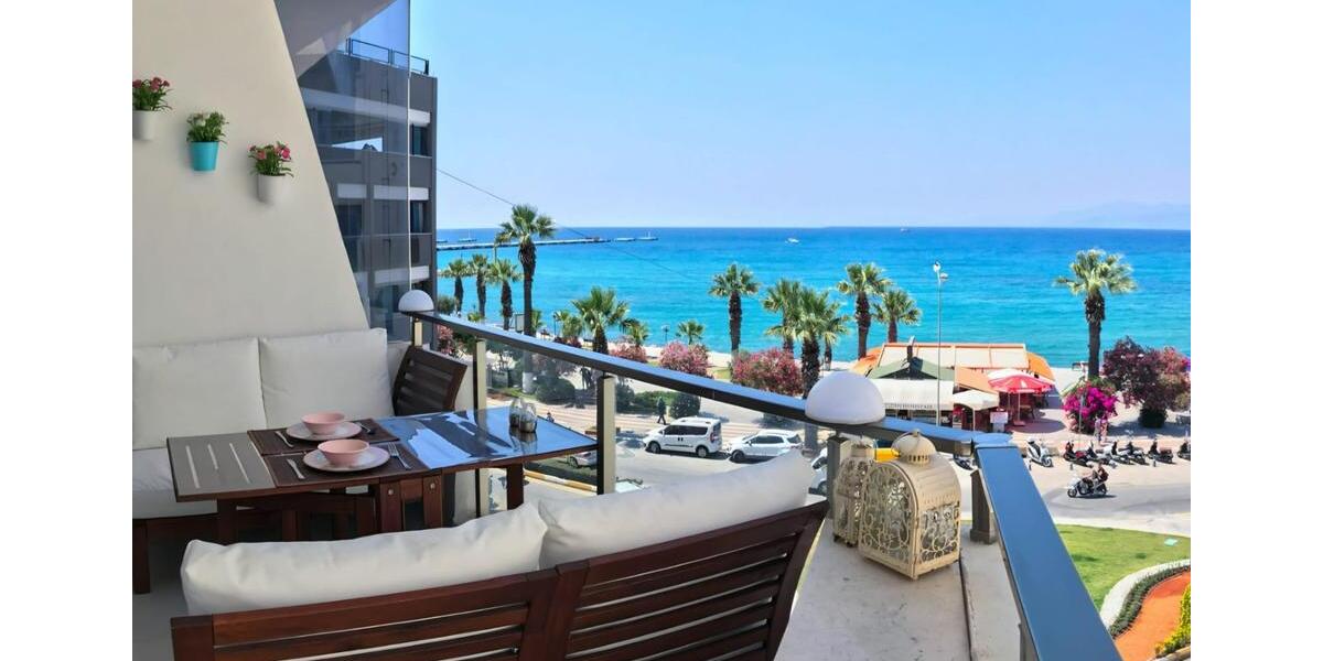 Schöne, voll möblierte Wohnung mit Meerblick in Kusadasi 4 zimmer