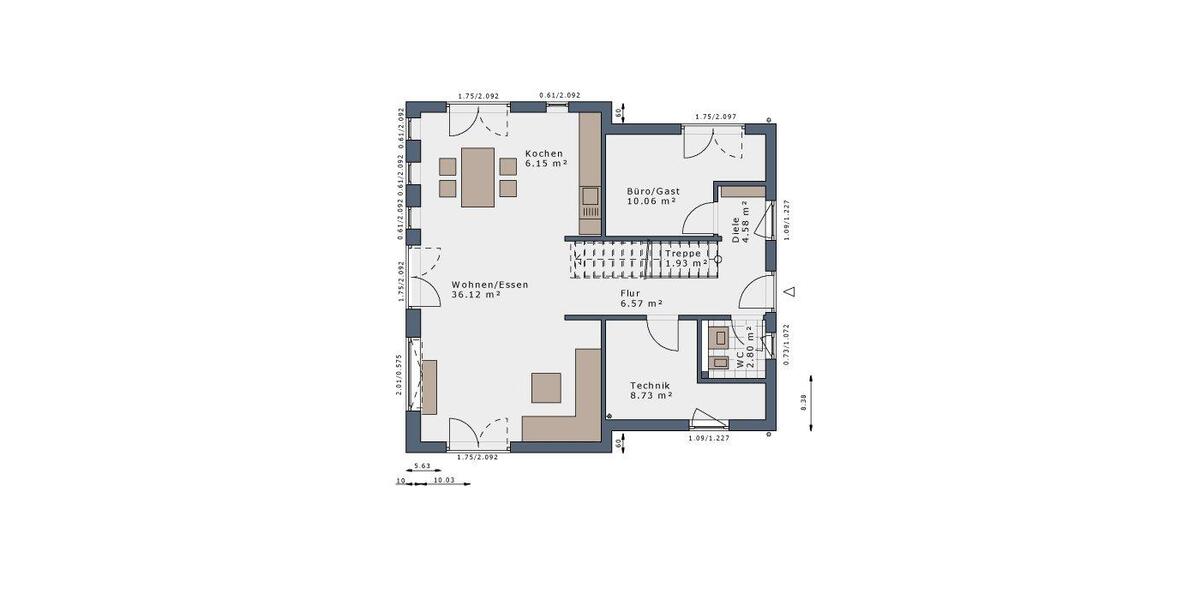 Einfamilienhaus Witten Rüdinghausen - 5 Zimmer, 140 m&sup2;, 1.900&euro; | Angebot:24629827