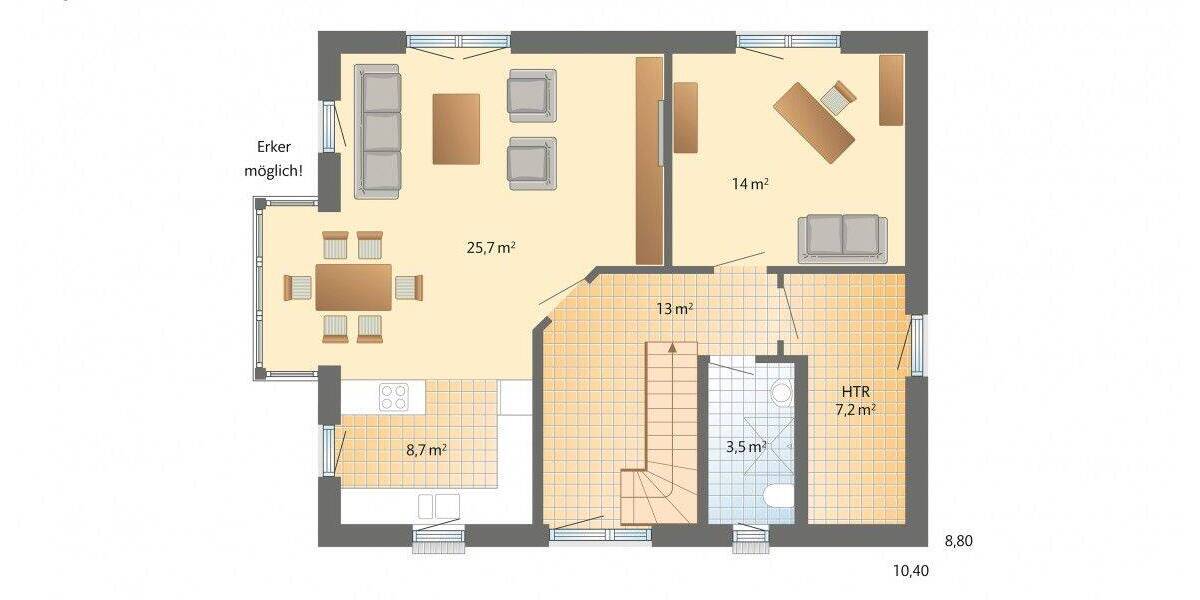 Einfamilienhaus Wuppertal Vohwinkel - 5 Zimmer, 138 m&sup2;, 791.300&euro; | Angebot:26244445