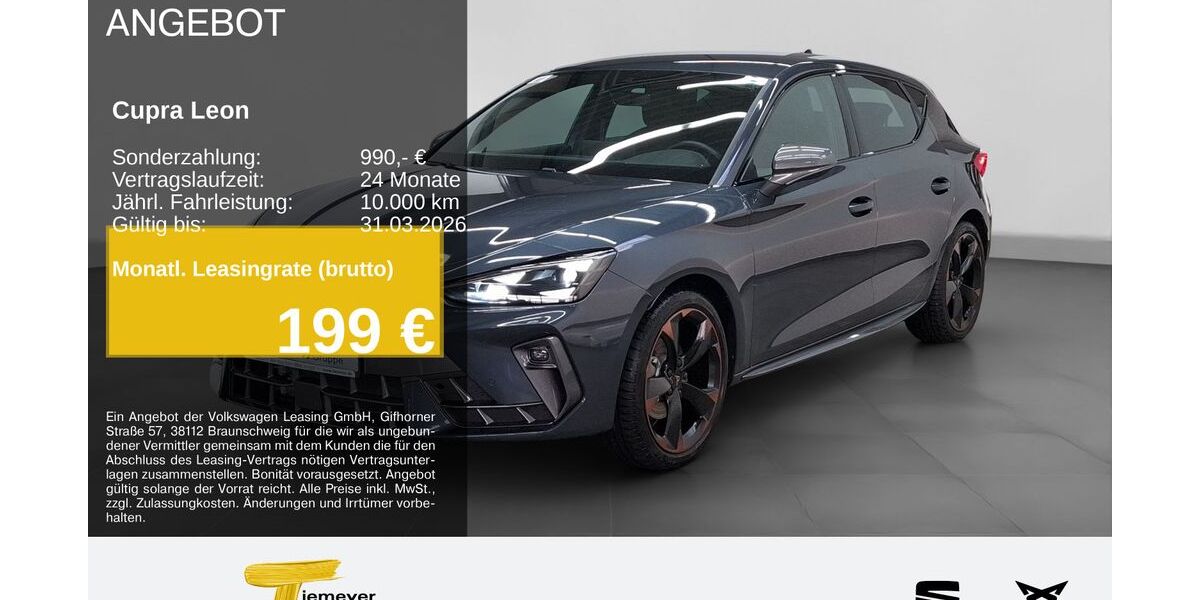 Cupra Leon 7.509 km 31.510 &euro; Bochum 44809