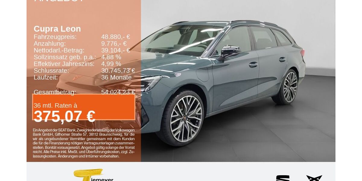Cupra Leon 4.700 km 45.580 &euro; Bochum 44809