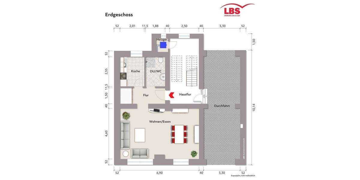 Etagenwohnung Recklinghausen König-Ludwig - 5 Zimmer, 131 m&sup2;, 130.000&euro; | Angebot:24406936
