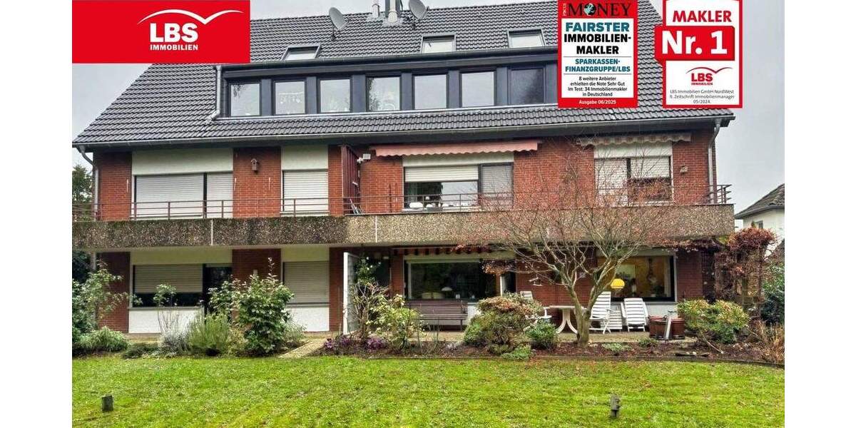 Große Erdgeschosswohnung mit Balkon, Gartenblick und Garage! 3 zimmer