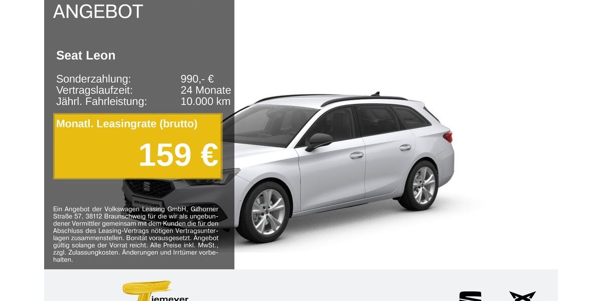 Seat Leon 11.109 km 27.890 &euro; Recklinghausen 45663