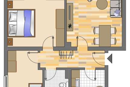 Wohnung zum Mieten in Gelsenkirchen 439 € 62.58 m² 3 zimmer