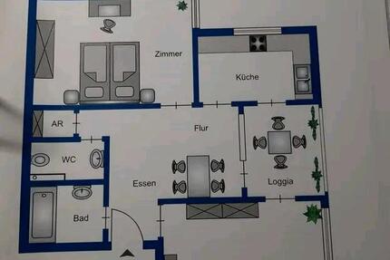 Attraktive 2-Zimmer-Wohnung mit Balkon in Duisburg 2 zimmer