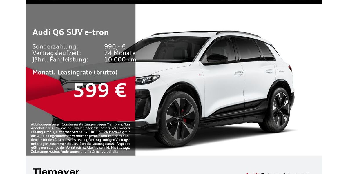 Audi Q6 e-tron 11.096 km 59.870 &euro; Bochum 44809