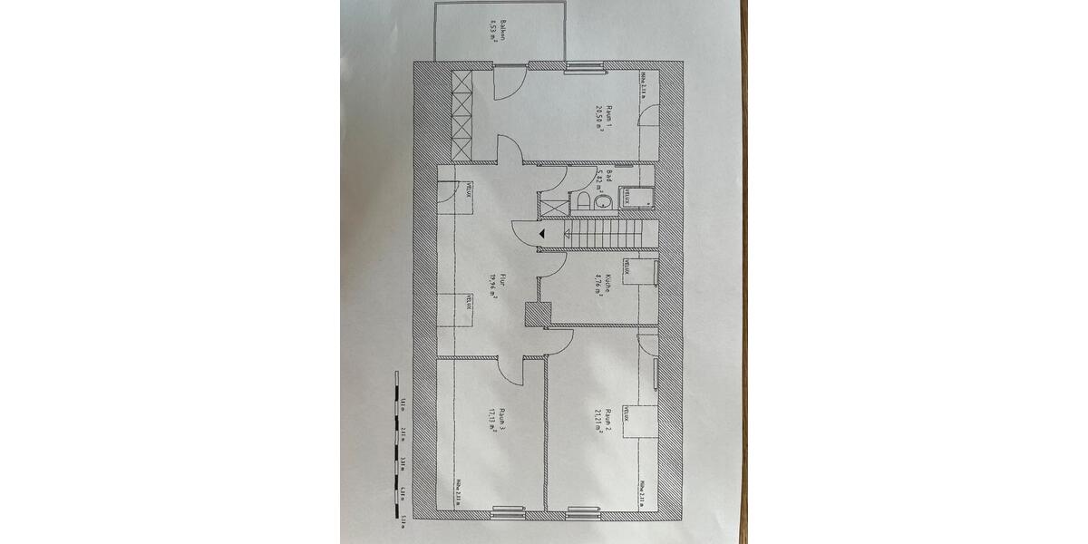 Schöne helle und gepflegte 3,5 Zi DG-Wohnung mit Balkon in Voerde 3.5 zimmer