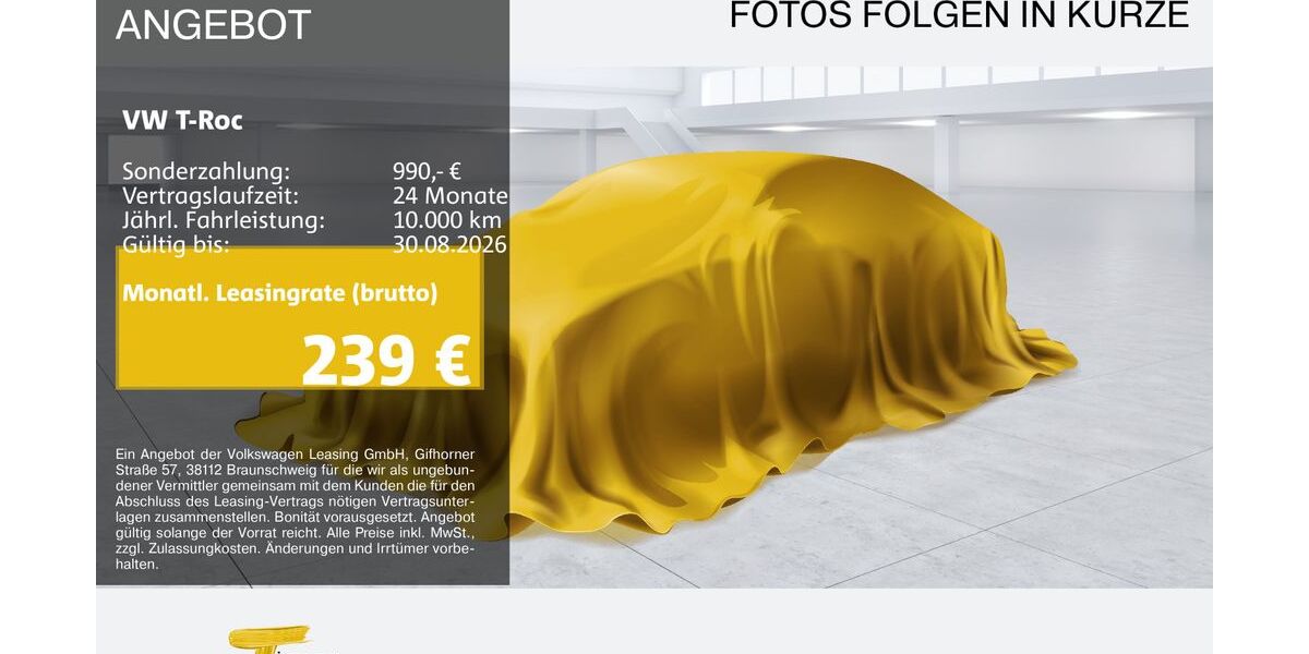 VW T-Roc 24.352 km 30.660 &euro; Gelsenkirchen 45888
