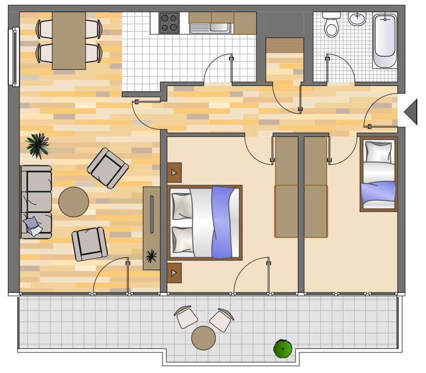 Wohnung zum Mieten in Ratingen 969 € 80.89 m² 3 zimmer