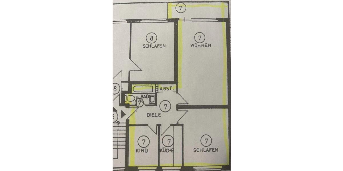 Helle 3-Zimmer-Wohnung mit Balkon in Ratingen-Zentrum, 59 m² 3 zimmer