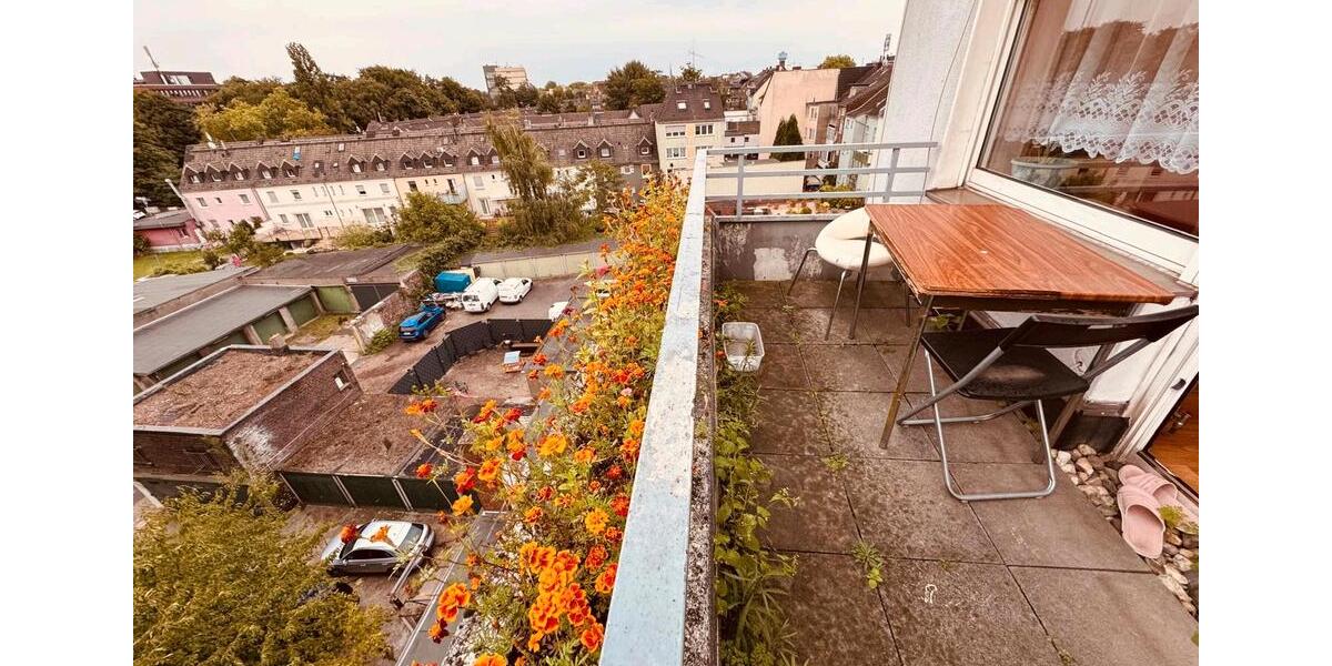 1Zim Wohng Duisburg Hamborn 35m² Möbl Technik Lift Balkon Internt 1 zimmer