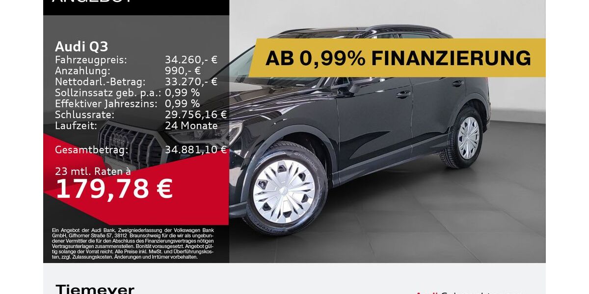 Audi Q3 22.164 km 33.480 &euro; Bochum 44809