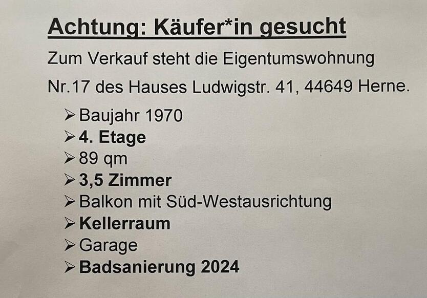 Eigentumswohnung
