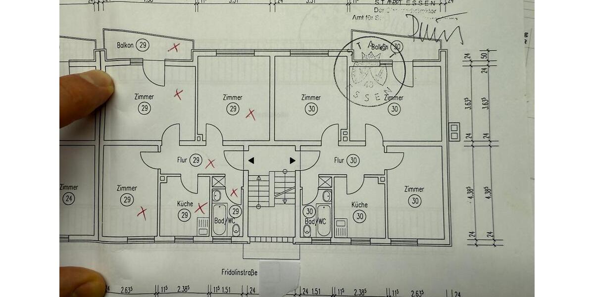 Etagenwohnung Essen Stadtbezirk VII - 3.5 Zimmer, 58 m&sup2;, 168.490&euro; | Angebot:23788722