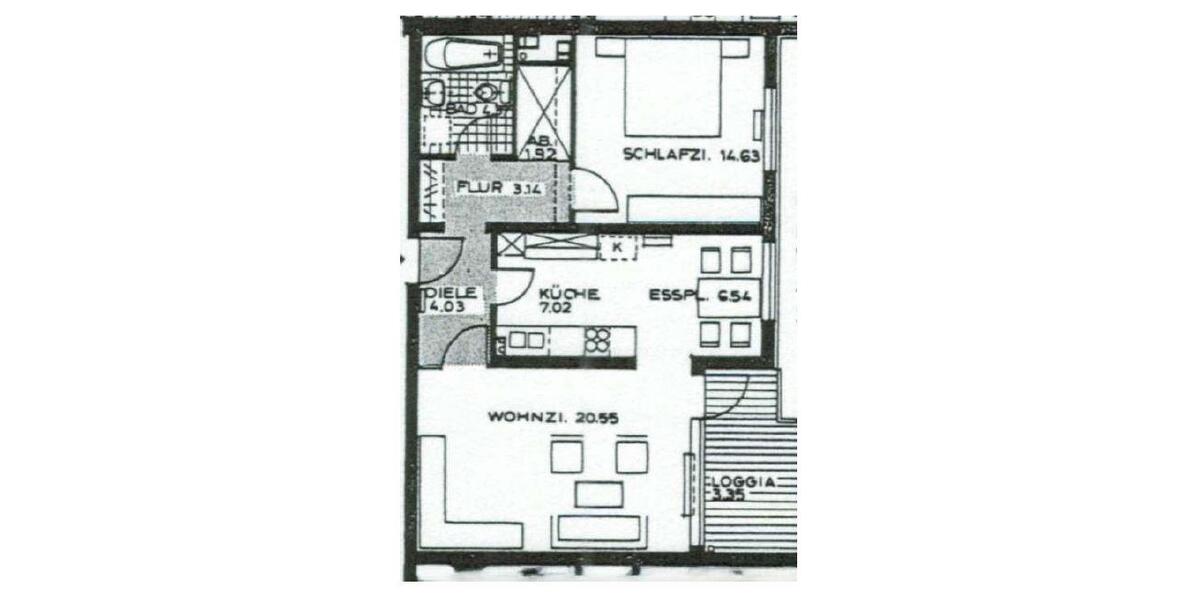 Etagenwohnung Essen Stadtbezirk IX - 2.5 Zimmer, 67 m&sup2;, 790&euro; | Angebot:26671708
