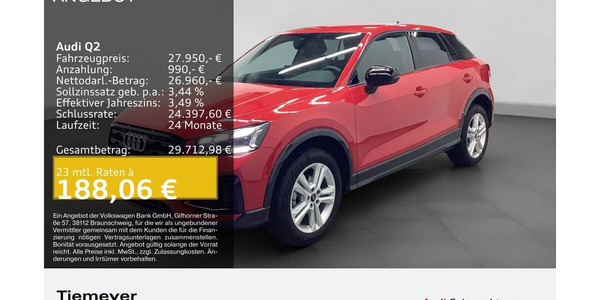 Audi Q2 5.283 km 27.190 &euro; Bochum 44809