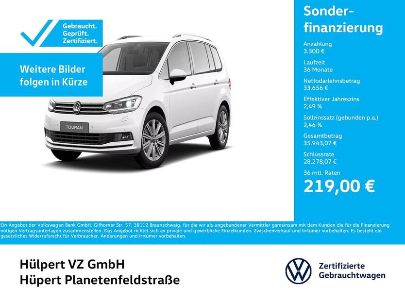 VW Touran 9.605 km 35.149 € Dortmund 44379