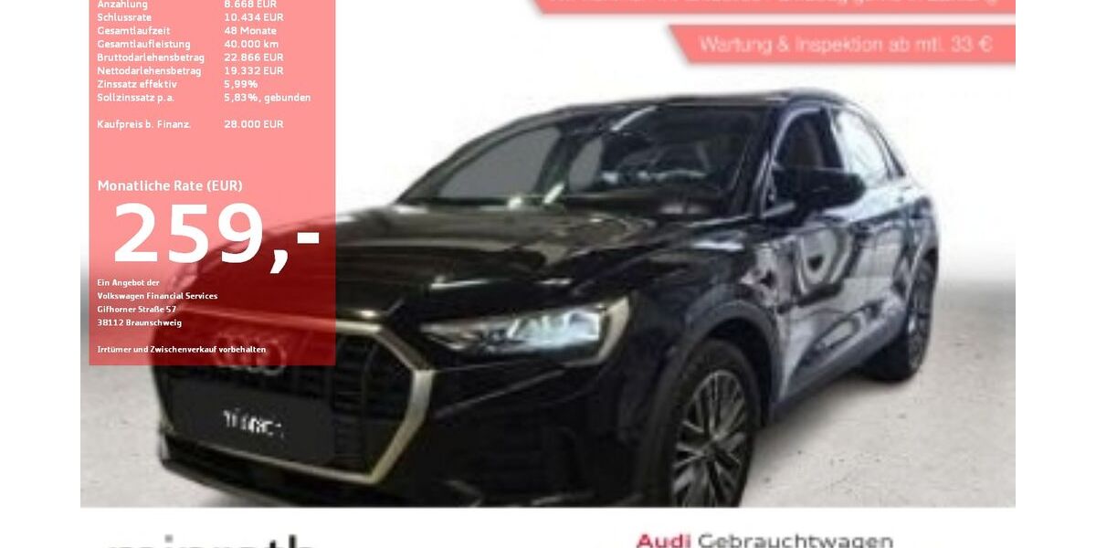 Audi Q3 84.890 km 26.750 € Moers-Hülsdonk 47441